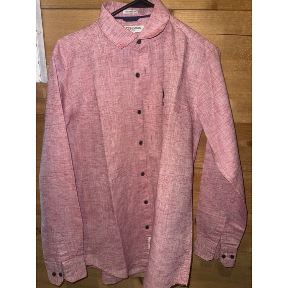 U.S. Polo Assn. Other - U.S. Polo Assn. Men's Tailored Fit Long Sleeve Button-Up Red M 40" Chest